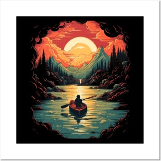 Kayaking in Wilderness Posters and Art